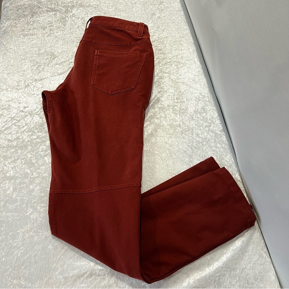 Lululemon Men's ABC Slim-Fit Pant Utilitech Date Brown Rust Red W, 30" X L, 31"